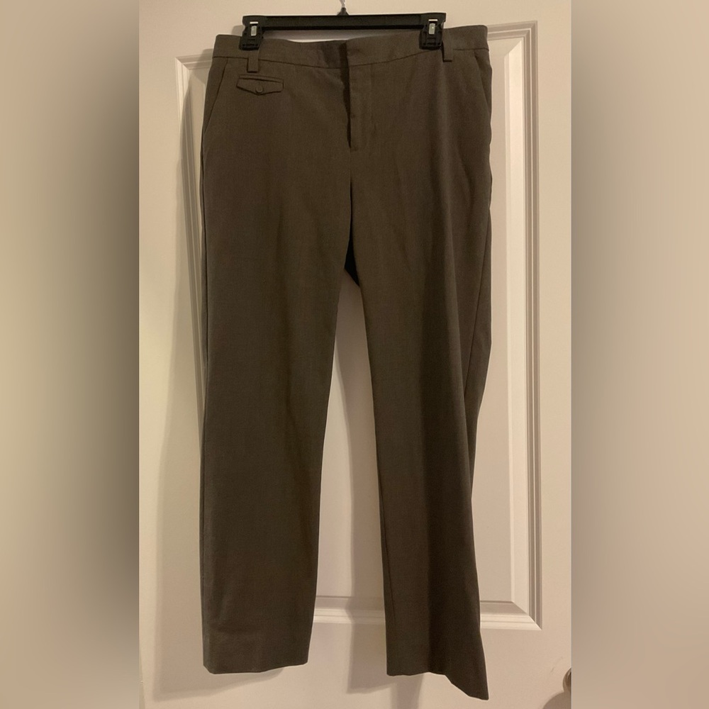 GAP Brown Check Chinos Classic Straight-Leg